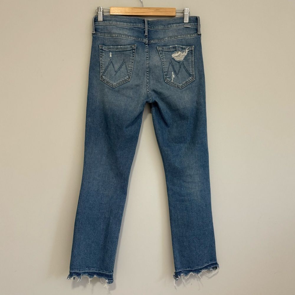 Mother Rascal Ankle Snippet Chew Jeans - image 6